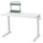 RELATERA desk combination sit/stand, white, 117x60 cm