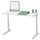 RELATERA desk combination, white/light grey-green, 117x75x60 cm