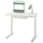 RELATERA desk combination, white/light grey-green, 90x60 cm