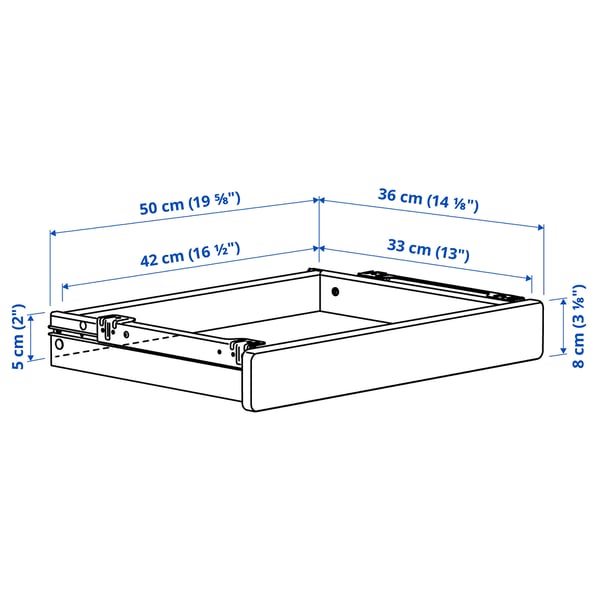 RELATERA desk combination, white/light grey-green, 90x60 cm
