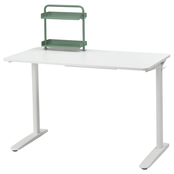 RELATERA desk combination, white, 117x60 cm