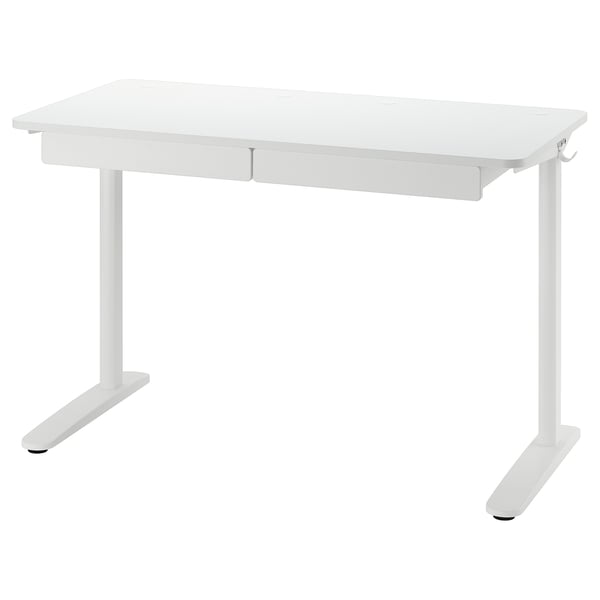 RELATERA desk combination, white, 117x60 cm