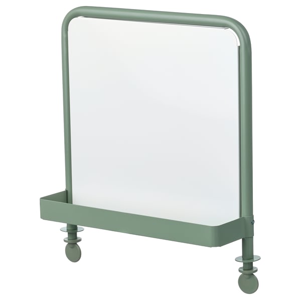 RELATERA whiteboard/magnetic board, light grey-green, 37x37x9 cm