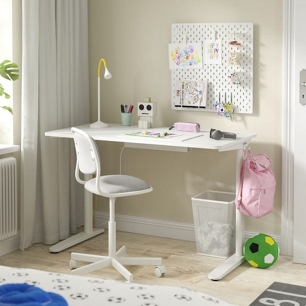Ikea RELATERA - Desk, white, 117x60 cm