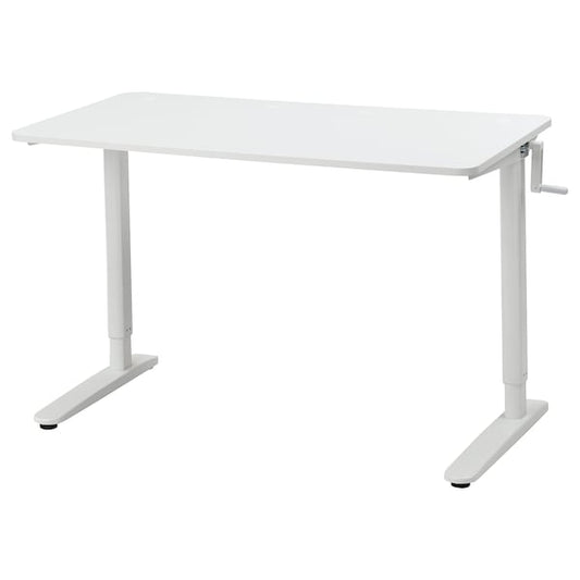 Ikea RELATERA - Desk sit/stand, white, 117x60 cm