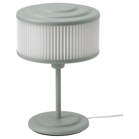 Ikea REMTÅNG - Table lamp, grey-green,37 cm