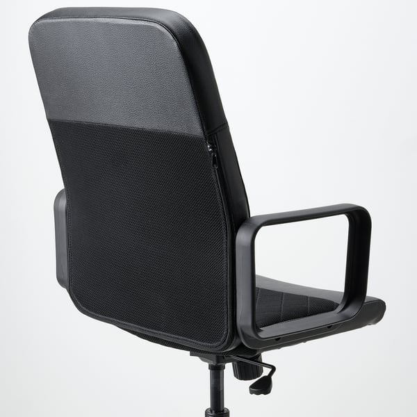 RENBERGET swivel chair, Bomstad black, 67 cm