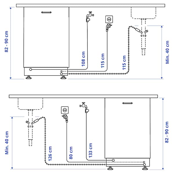 Ikea RENGÖRA Built-in dishwasher - 300 60 cm
