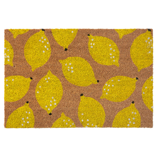 RENKAVLE - RENKAVLE Door mat, lemon, 40x60 cm