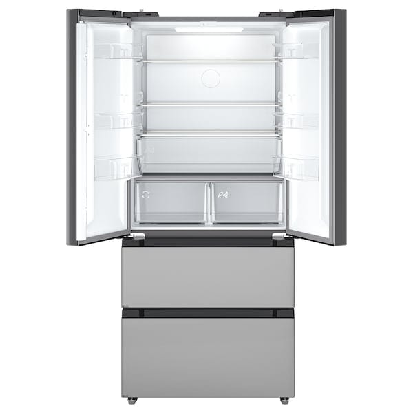 Ikea RIBBENÅS - Double door refrigerator/freezer, IKEA 700 freestanding/inox,347/169 l