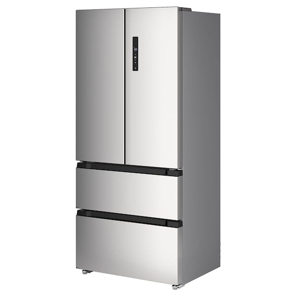 Ikea RIBBENÅS - Double door refrigerator/freezer, IKEA 700 freestanding/inox,347/169 l