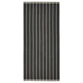 RIDSTIG rug, flatwoven, grey/off-white, 80x180 cm