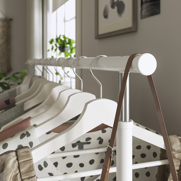 RIGGA - Clothes rack, white