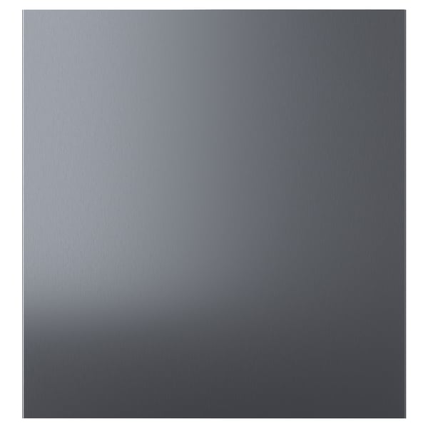 RIKSVIKEN door, brushed dark pewter effect, 60x64 cm
