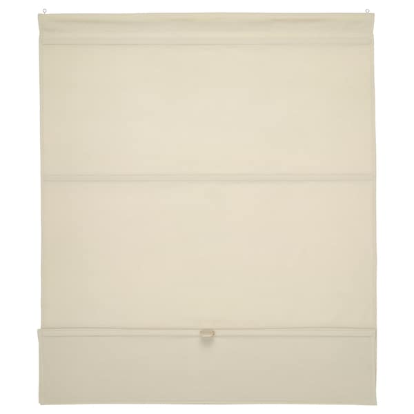 RINGBLOMMA - Roman blind, beige, 80x160 cm