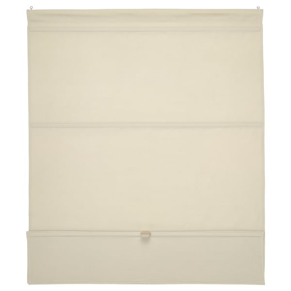 RINGBLOMMA Roman blind, beige, 80x160 cm