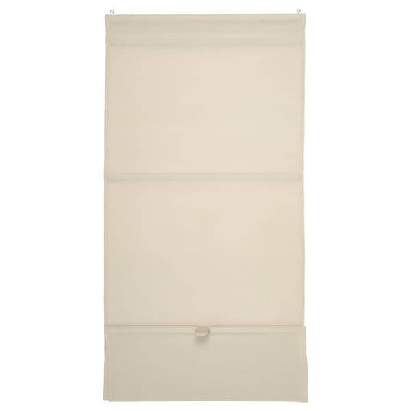 RINGBLOMMA - Roman blind, beige, 60x160 cm