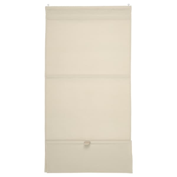 RINGBLOMMA - Roman blind, beige, 60x160 cm