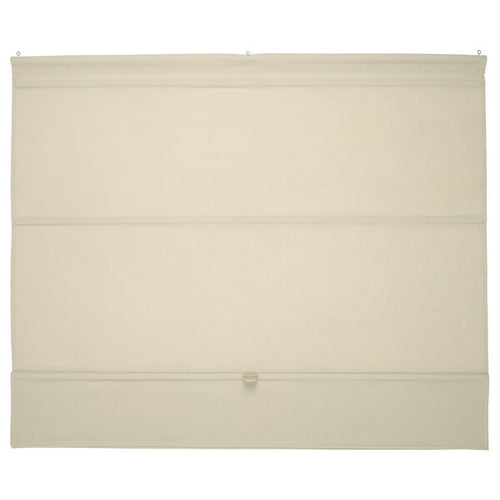 RINGBLOMMA - Roman blind, beige, 140x160 cm