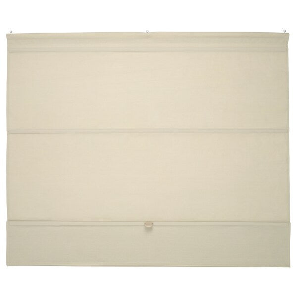 RINGBLOMMA - Roman blind, beige, 120x160 cm