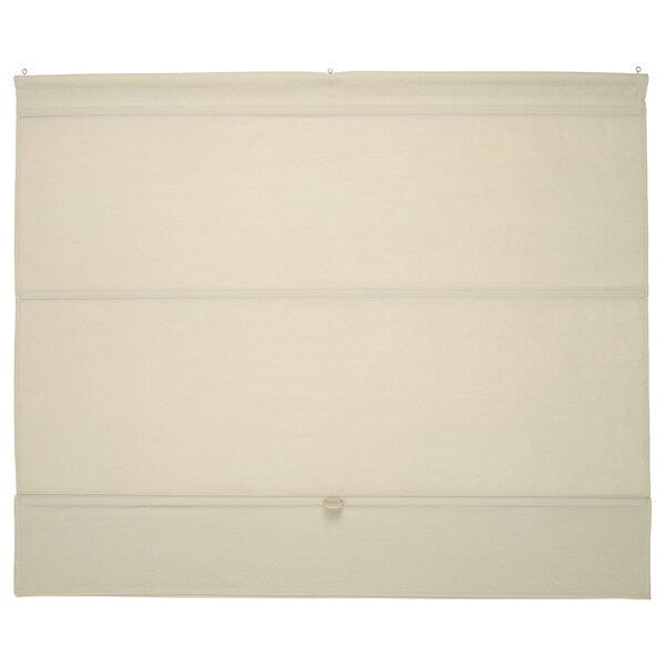 RINGBLOMMA - Roman blind, beige, 140x160 cm