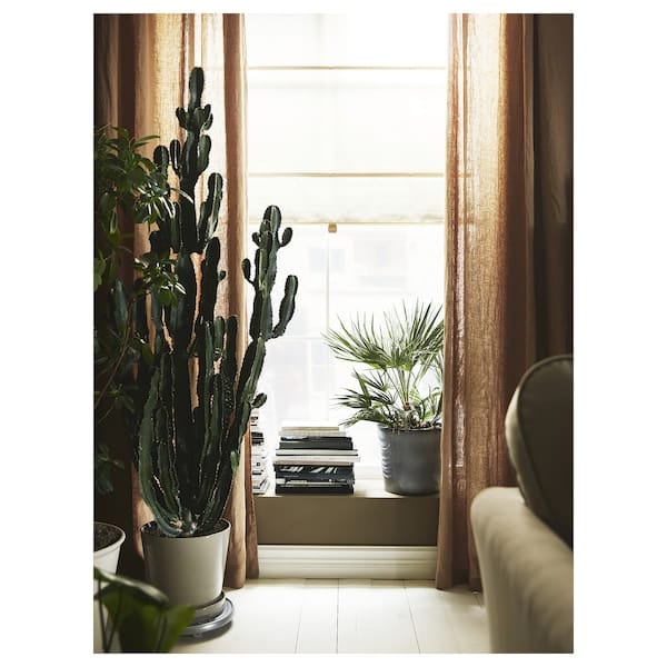 Ikea RINGBLOMMA - Roman blind, beige, 120x160 cm