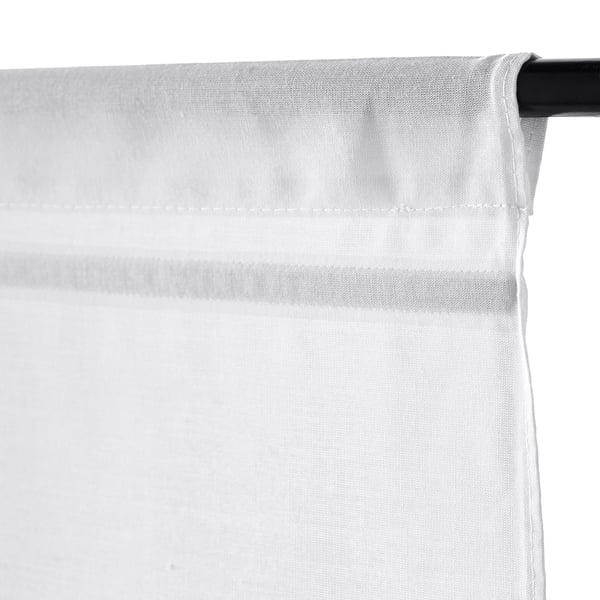 RINGBLOMMA Roman blind, white, 120x160 cm