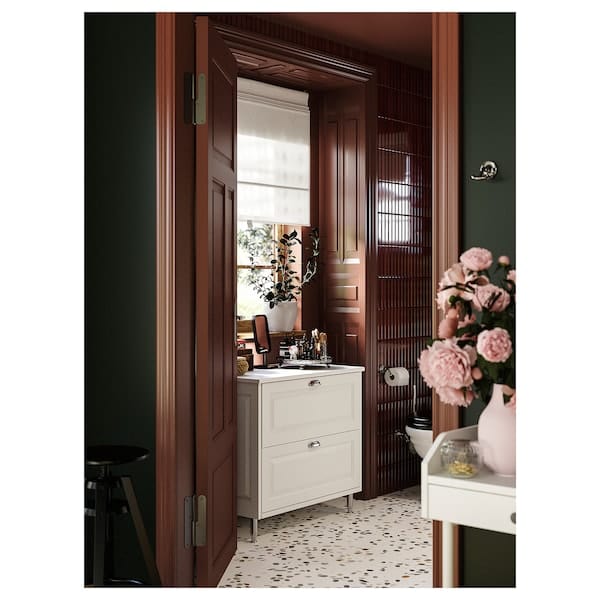Ikea RINGBLOMMA - Roman blind, white, 100x160 cm
