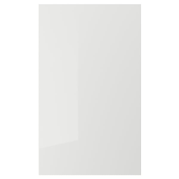 RINGHULT door, high-gloss light grey, 60x100 cm