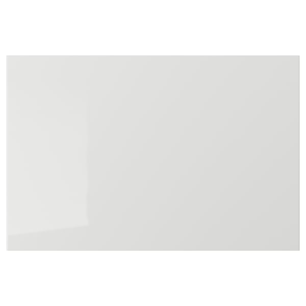 RINGHULT - Door, high-gloss light grey, 60x40 cm