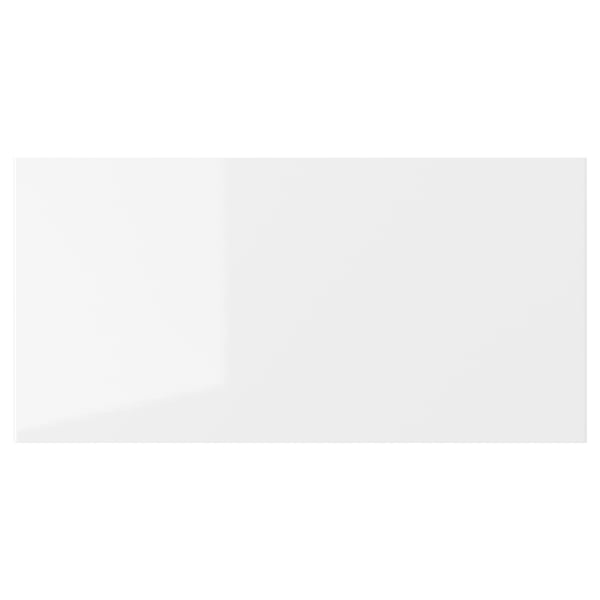 RINGHULT drawer front, high-gloss white, 40x20 cm