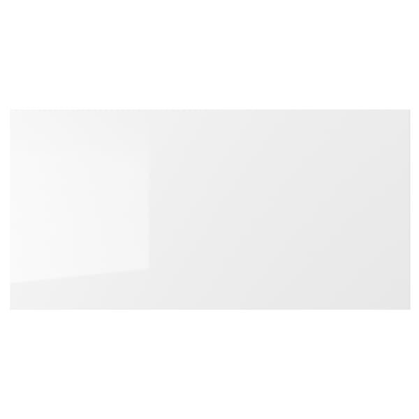 RINGHULT drawer front, high-gloss white, 80x40 cm