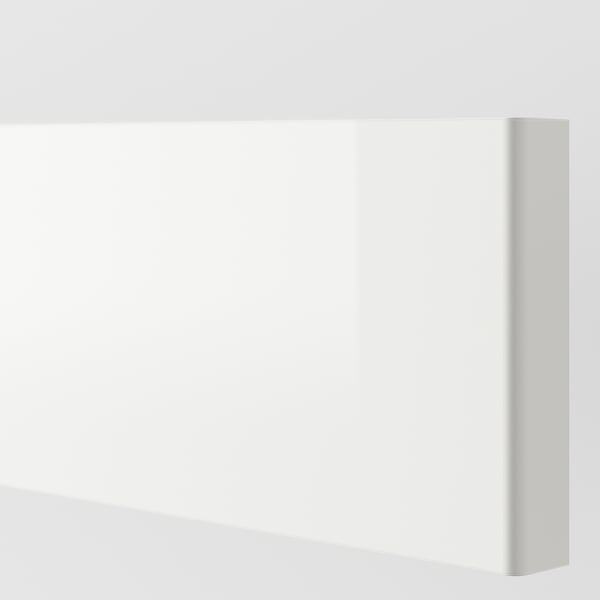 RINGHULT - RINGHULT Drawer front, high-gloss white, 40x10 cm