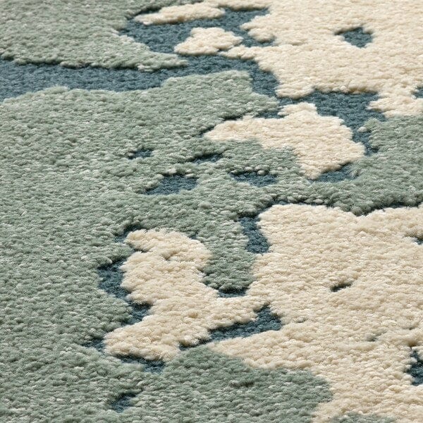 Ikea RINGKLOCKA - Rug, low pile, green/off-white, 160x230 cm