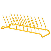 RINNIG plate holder, yellow, 28x9 cm