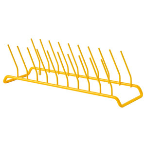 RINNIG plate holder, yellow, 28x9 cm