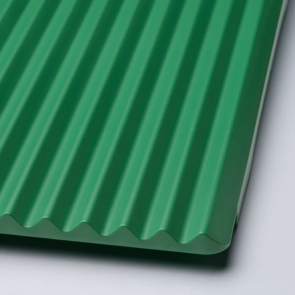 RINNIG dish drainer, double-sided, green, 40x31 cm