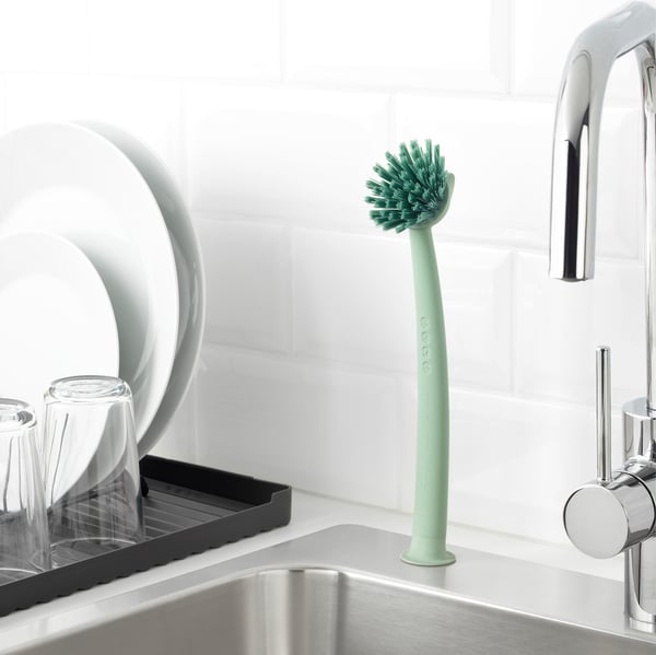 RINNIG dish-washing brush, green