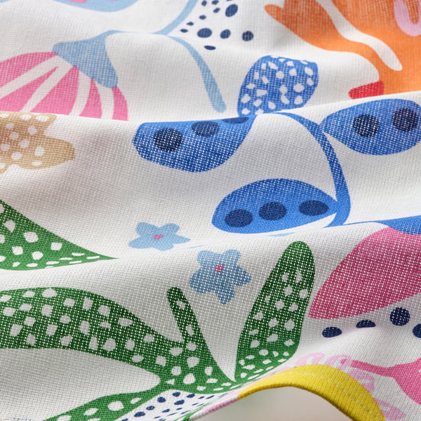 RINNIG tea towel, multicolour patterned, 45x60 cm, 4 pack