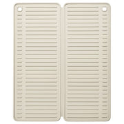 RINNIG dish drying mat, beige, 51x42 cm