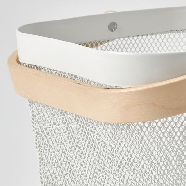 Ikea RISATORP - Basket, white, 25x26x18 cm