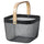 RISATORP - Basket, dark grey, 25x26x18 cm