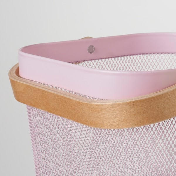 Ikea RISATORP - Basket, pink,25x26x18 cm