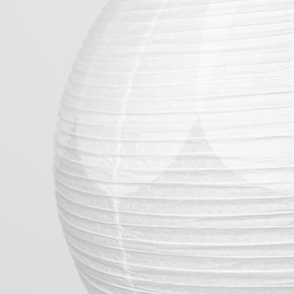 RISBYN - RISBYN Pendant lamp shade, onion shape/white, 57 cm