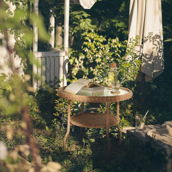 Ikea RISHOLMEN - Coffee table, garden, brown