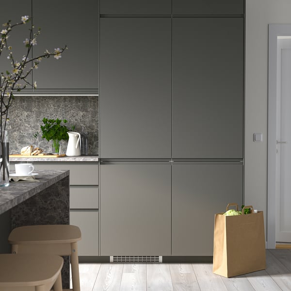 RISNÄS - Fridge/freezer, white/IKEA 500 integrated,192/79 l