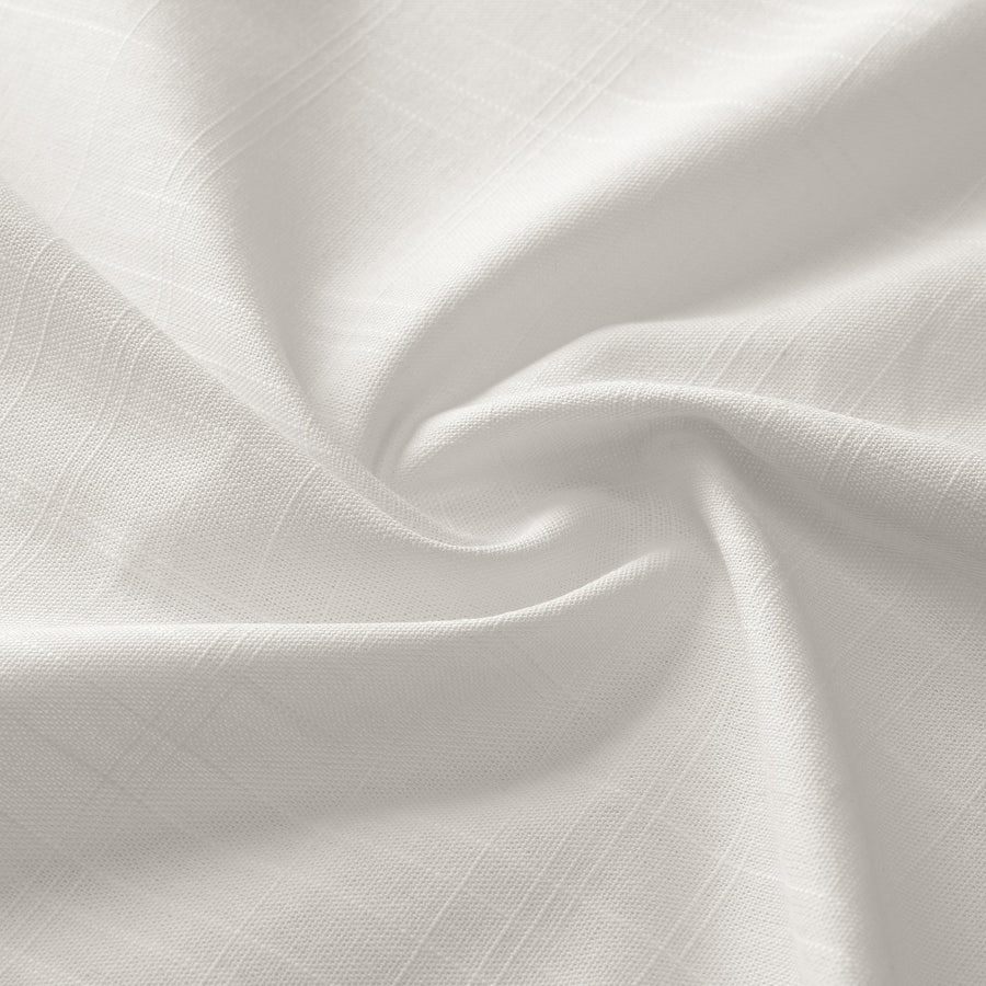 RITVA curtains with tie-backs, 1 pair, white/with heading tape, 145x300 cm