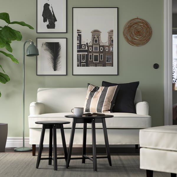 ROCKSJÖN 2-seat sofa, Blekinge white, 142x80x77 cm