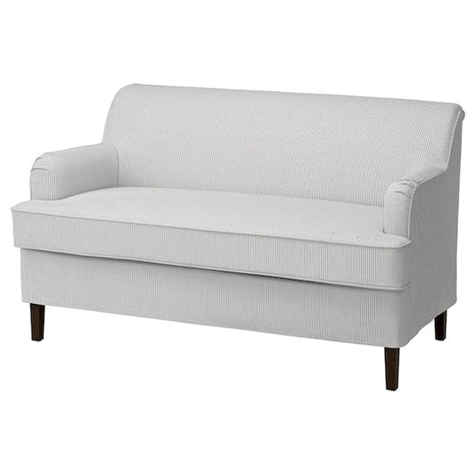 Ikea ROCKSJÖN - 2-seater sofa, Klovsta grey/white