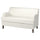 ROCKSJÖN - 2-seater sofa cover, Blekinge white